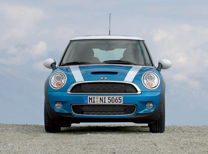 Bmw mini cooper bonnet stripes #1