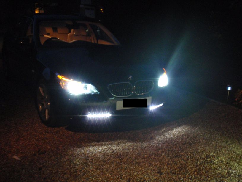 Bmw 5 series daytime running lights #4