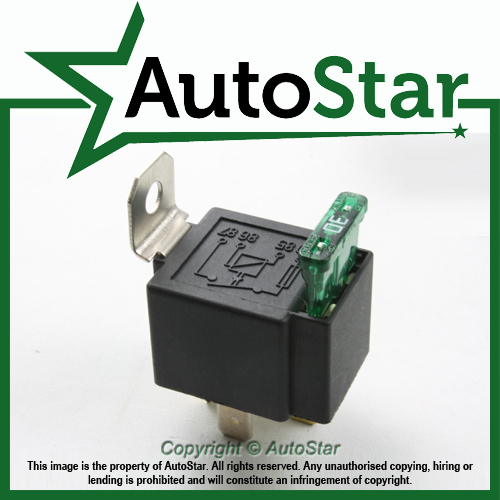30 Amp Fused On Off Relay 4 Pin 12v 30amp fuse,12 volt v a, base
