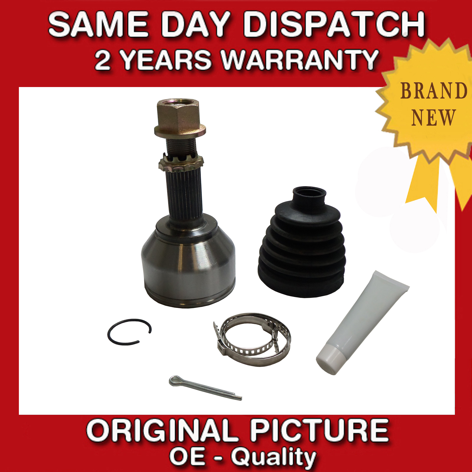 DRIVESHAFT + OUTER CVJOINT FIT FOR A NISSAN QASHQAI 1.6,1.5 dci 2007