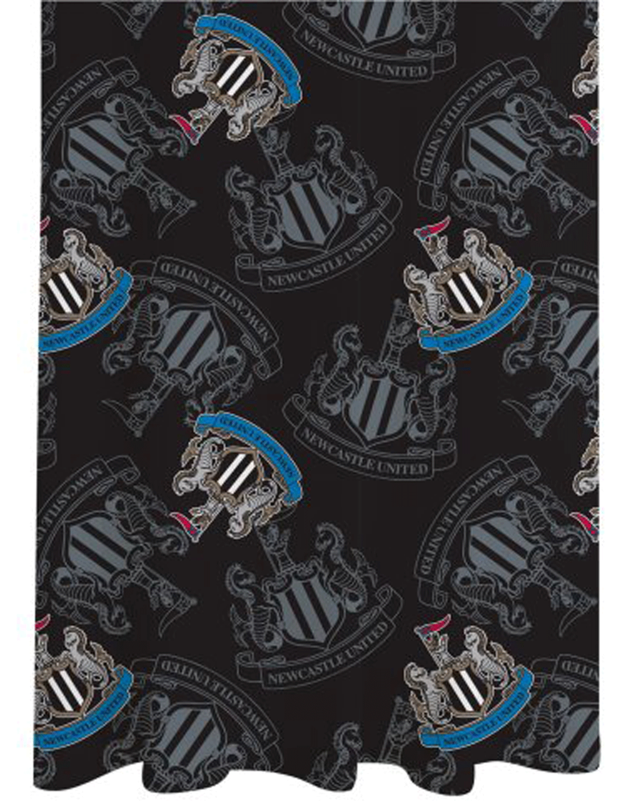 NEWCASTLE UNITED FC FOOTBALL CLUB CURTAINS 66"x54" READY MADE KIDS BOYS