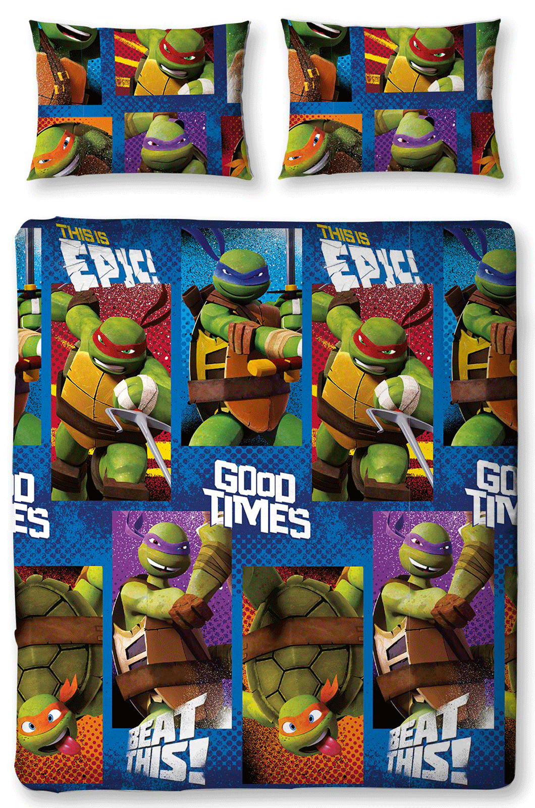 teenage mutant ninja turtle bedding set