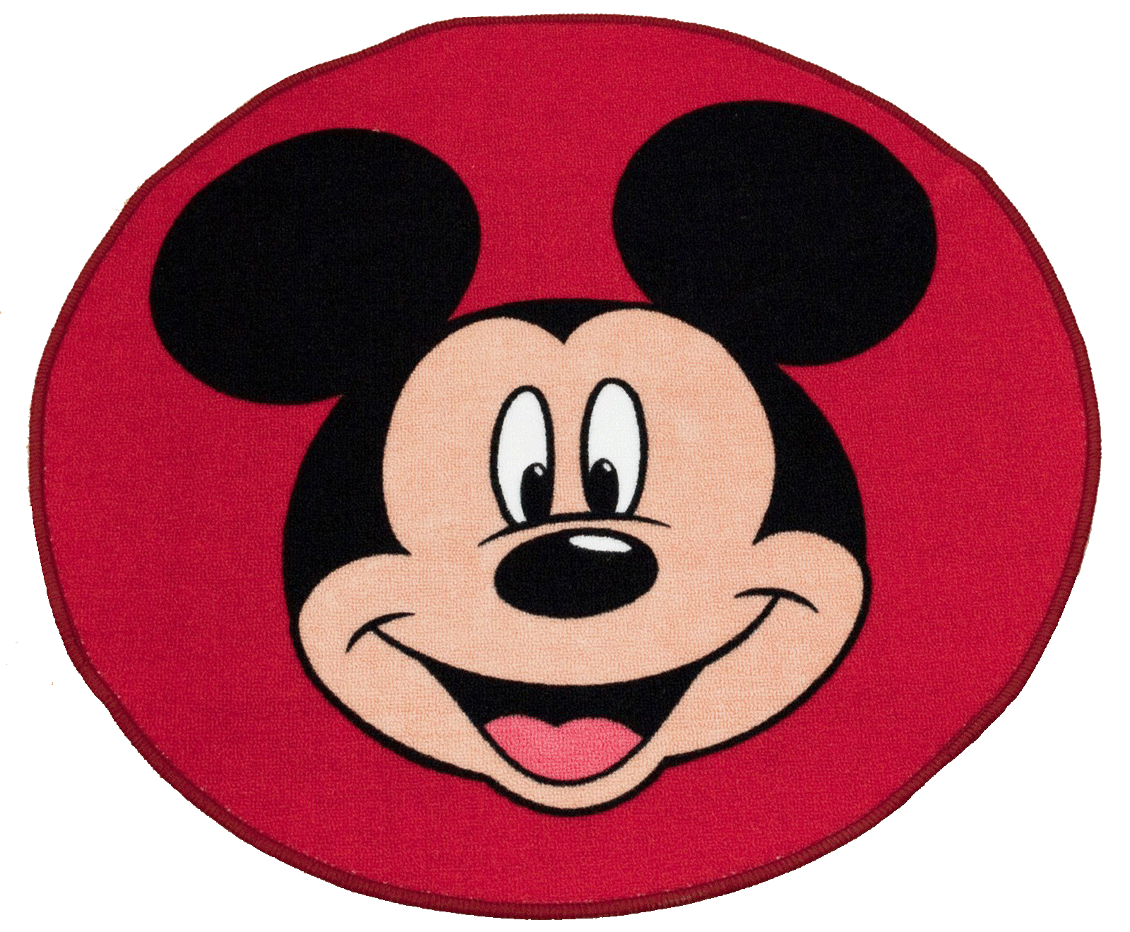 DISNEY MICKEY MOUSE SHAPED RUG MAT CARPET KIDS CHILDRENS BOYS CHARACTER
