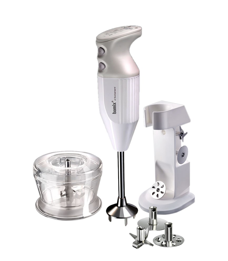 Bamix Deluxe Hand Blender , Stick Blender Handheld Food Processor in