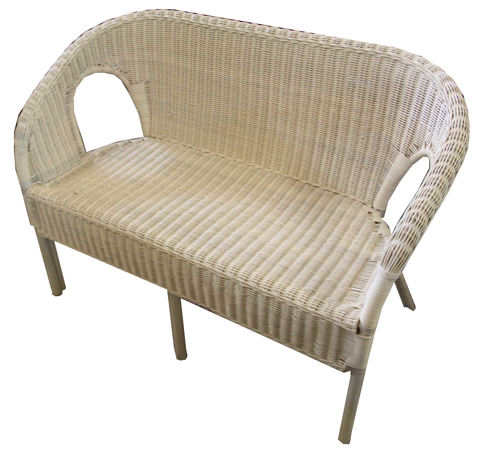 2 seater rattan chair