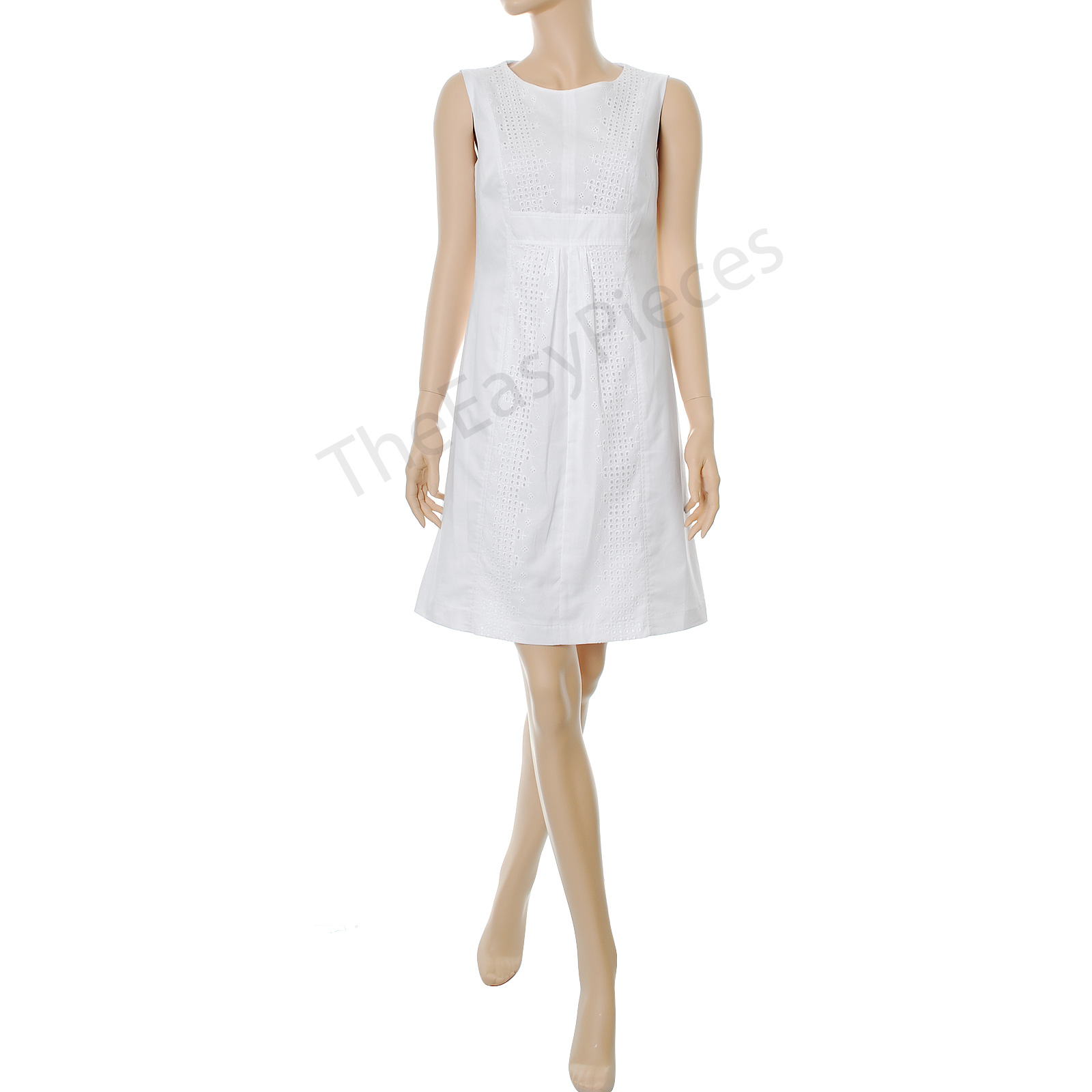 white cotton shift