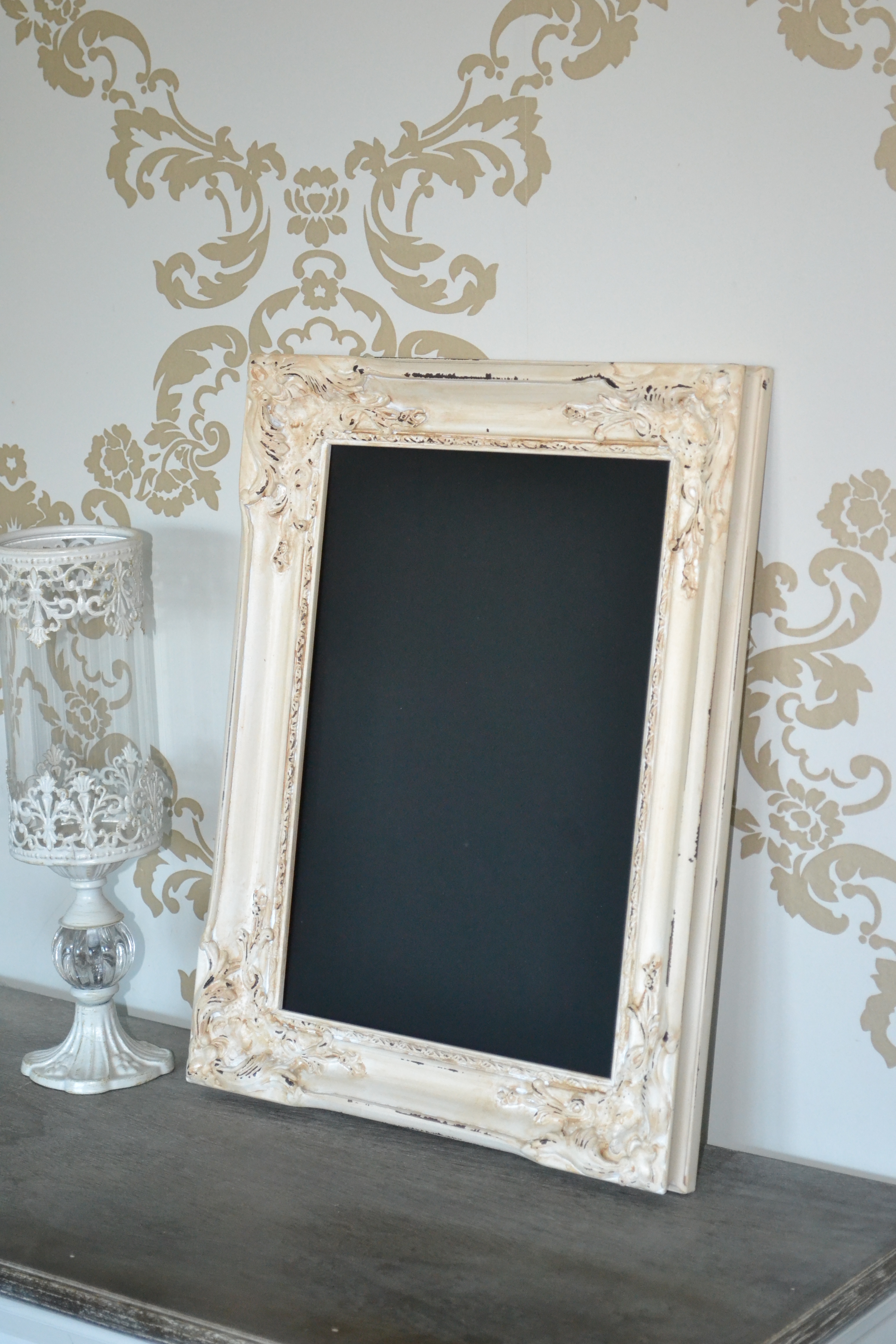 shabby french chic cream distressed frame blackboard chalkboard magnetic ebay shabby french chic cream distressed frame blackboard chalkboard magnetic ebay