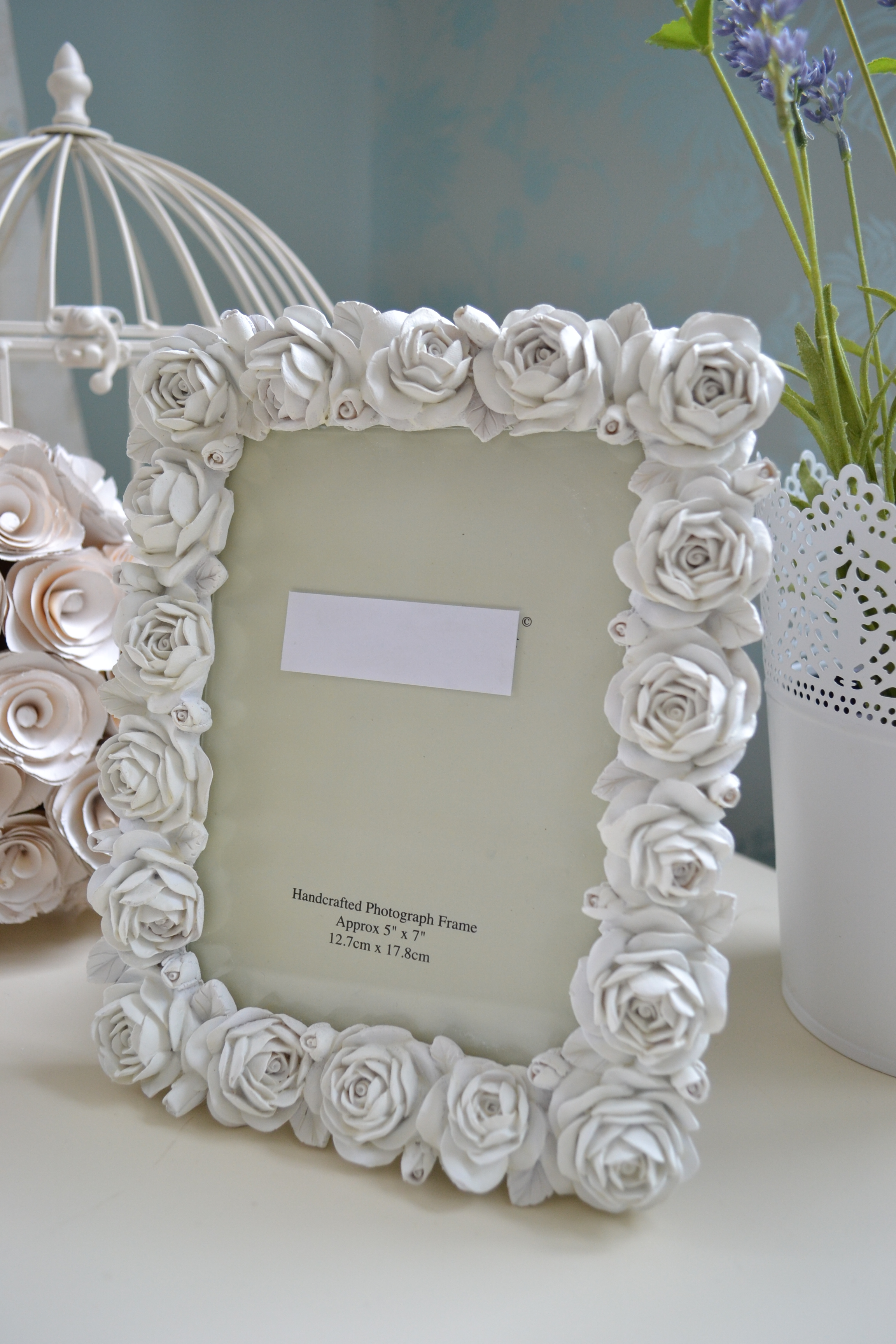shabby vintage chic white rose photo frame ornate carved rose frame ebay shabby vintage chic white rose photo frame ornate carved rose frame ebay
