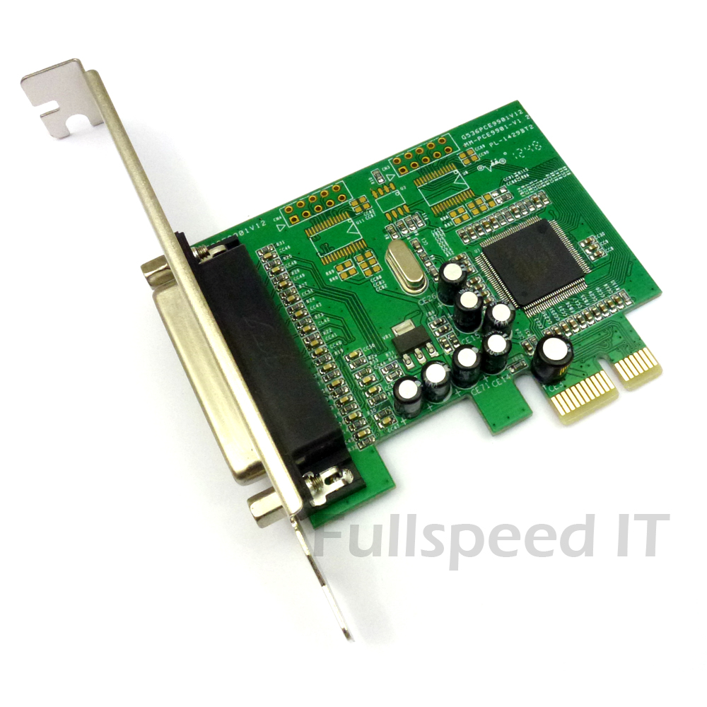 PCI Express Parallel Port Printer LPT Card PCIe
