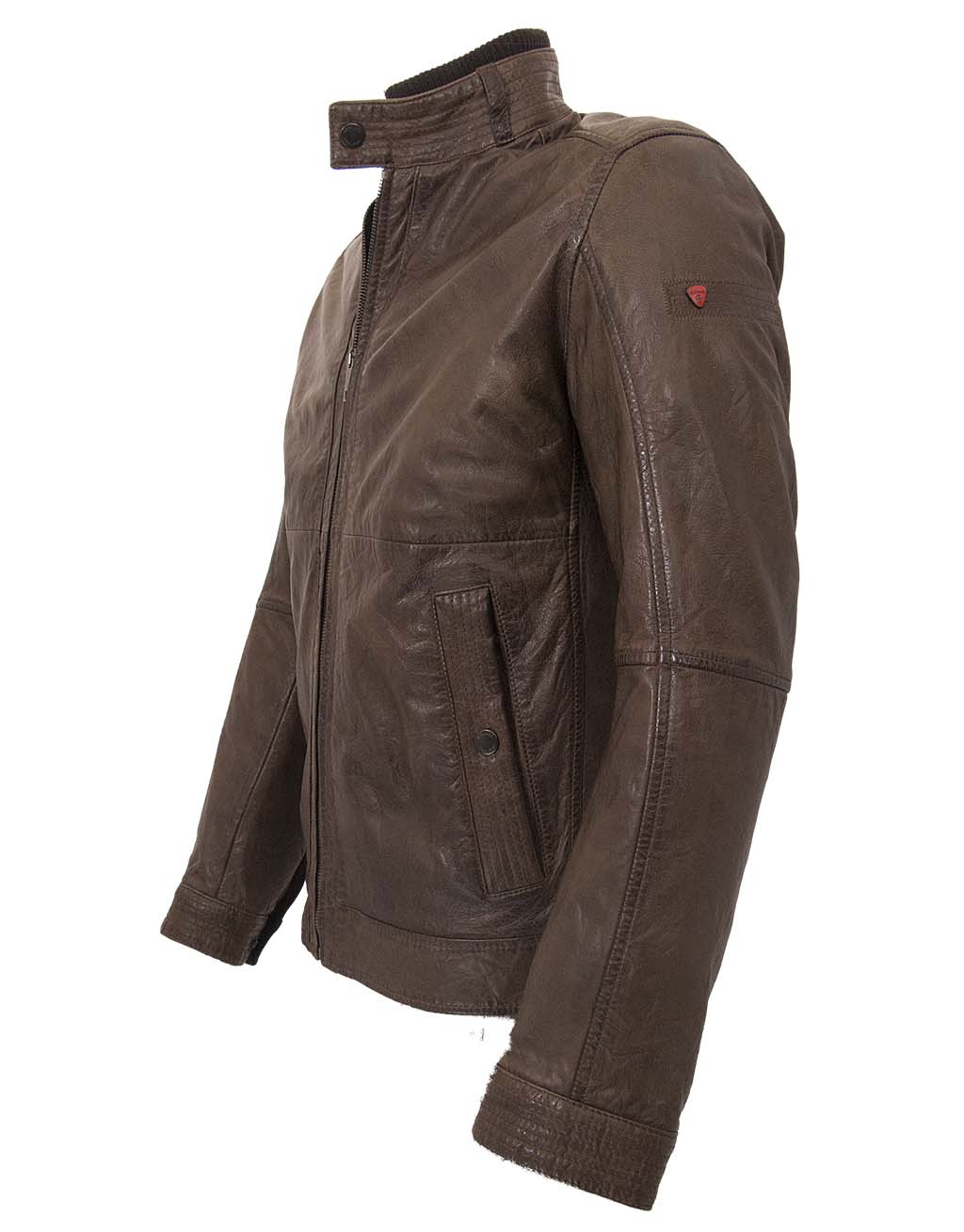 Strellson Moss 2 140018 Mens BROWN Leather Jacket. 100% Genuine