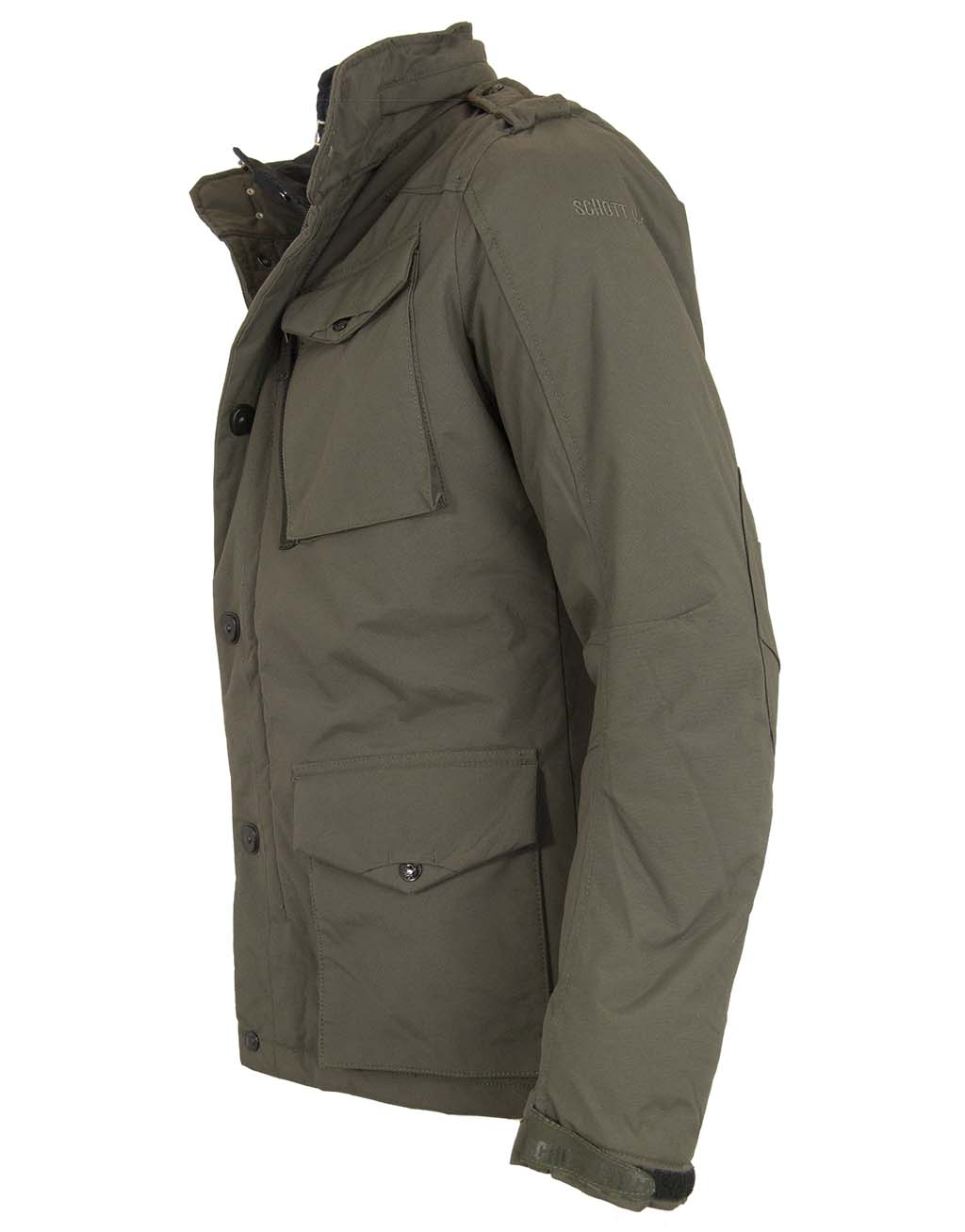 Schott Field Jacket Parka Khaki BNWT 100 Authentic by Schott eBay