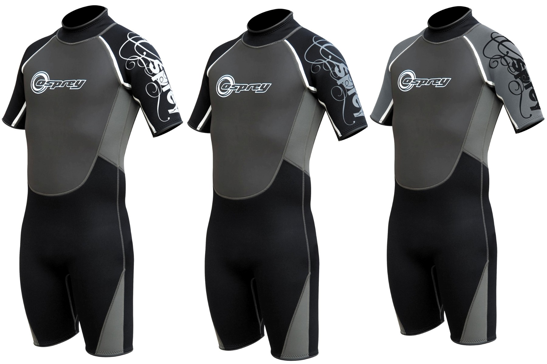 MENS OSX OSPREY SHORTY WETSUIT SHORTIE SURF SNORKEL eBay