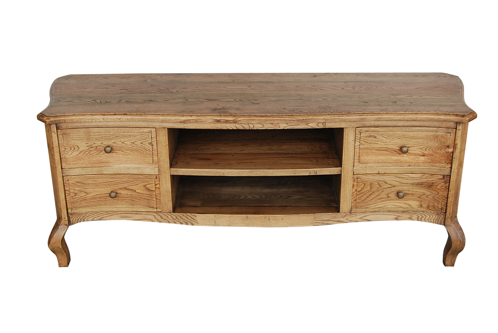 Reclaimed French Oak Sideboard Low TV Unit eBay