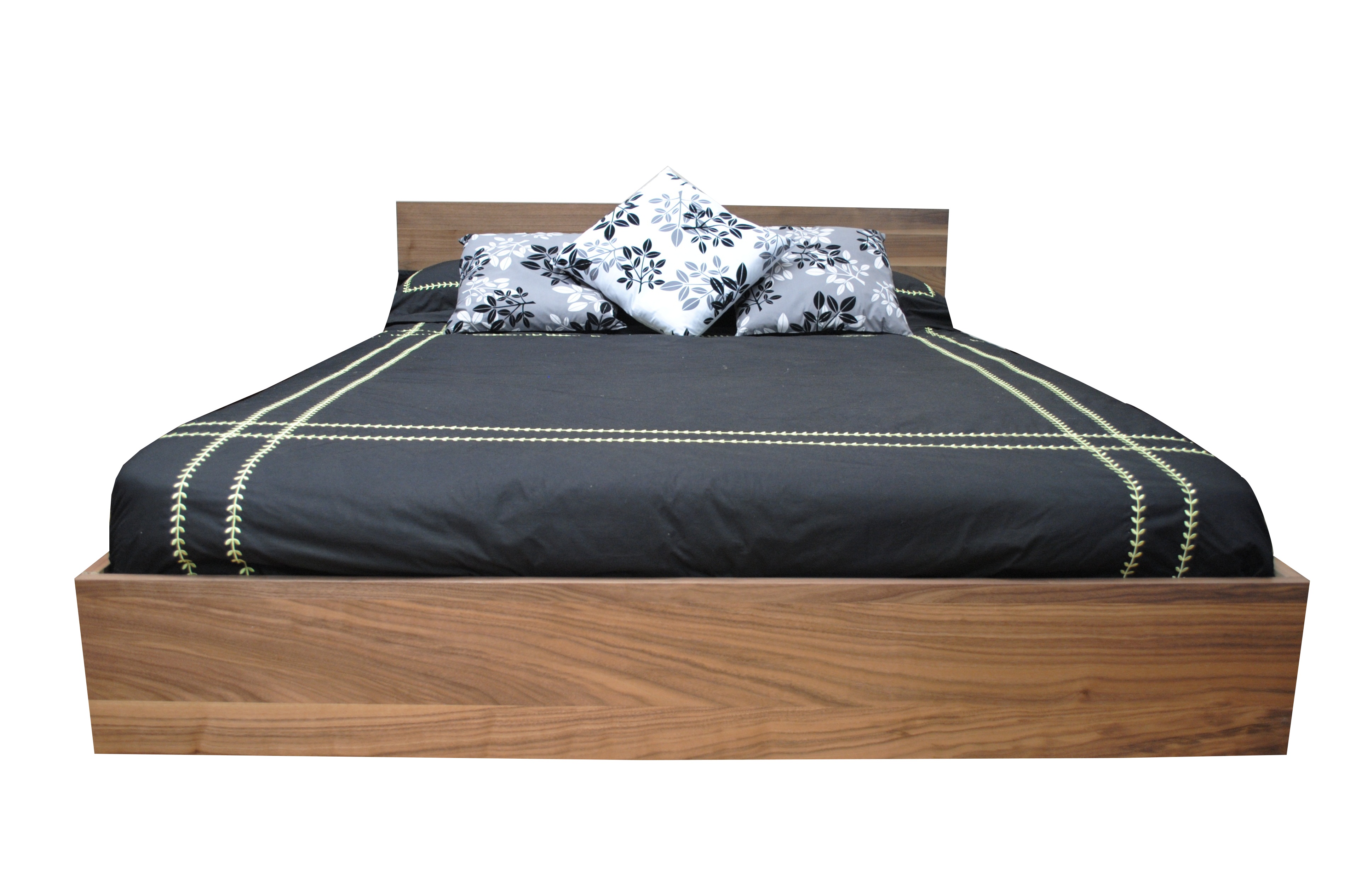 Marco King Size 5ft Floating Bed Frame Walnut eBay