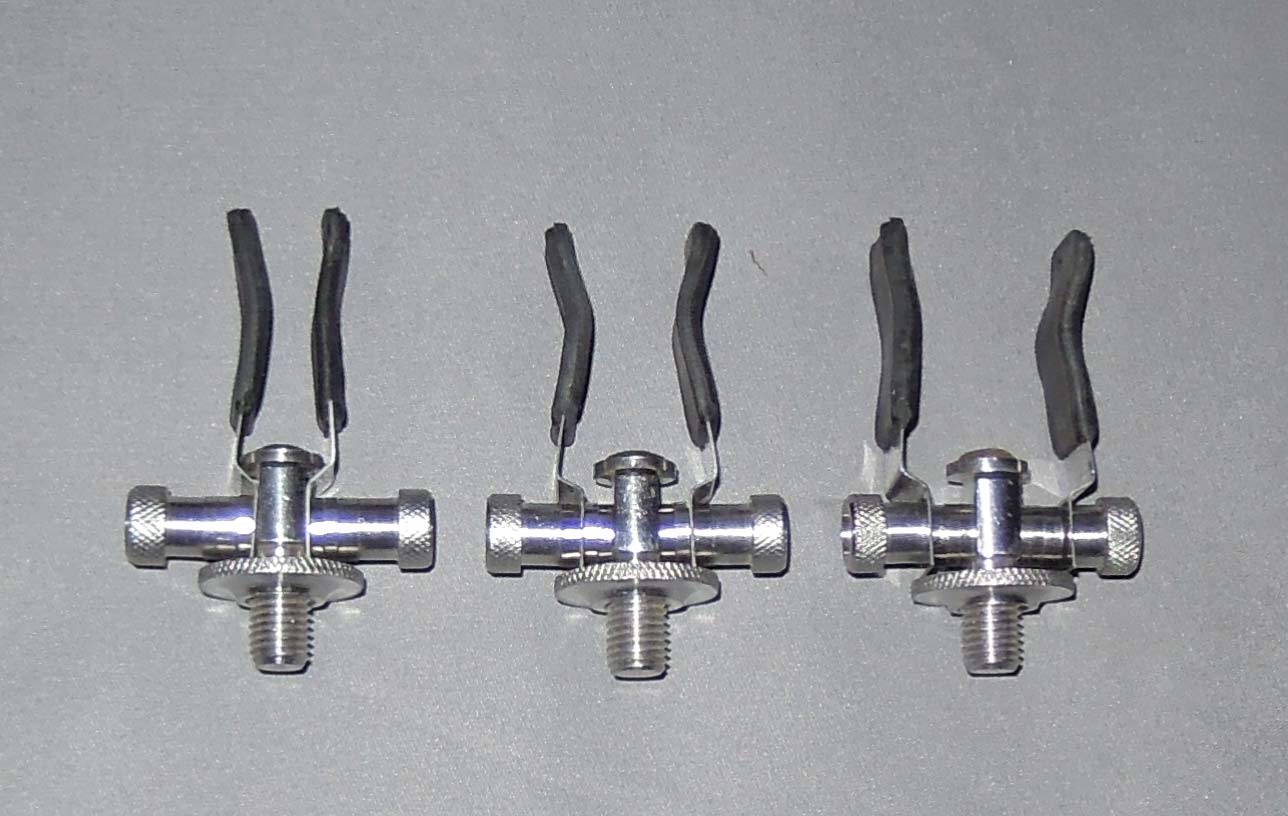 Fully adjustable stainless steel carp fishing angling rod rests or butt