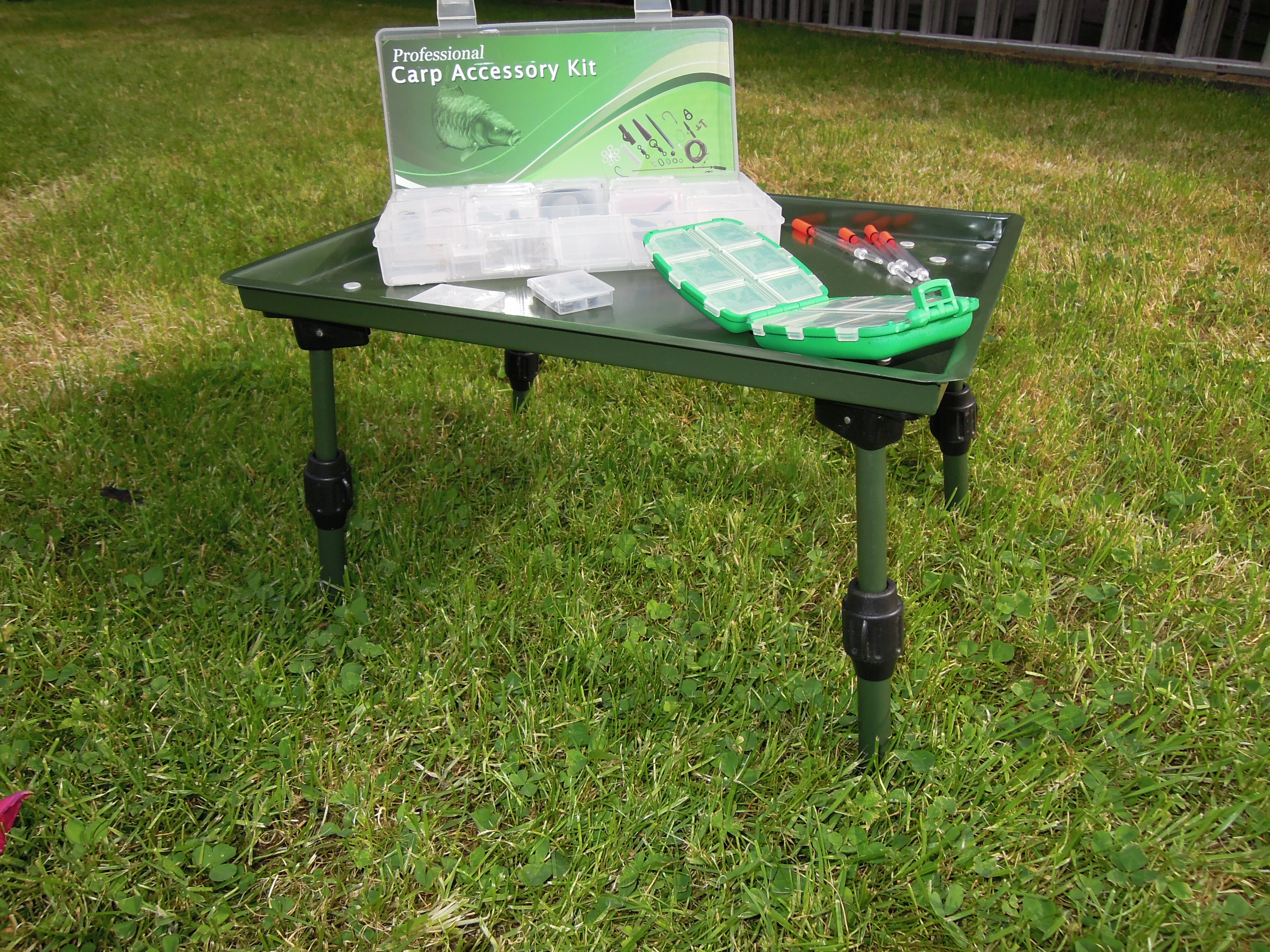 Carp fishing Bivvy table adjustable tackle Carp/Pike 38cm x 28.0cm eBay