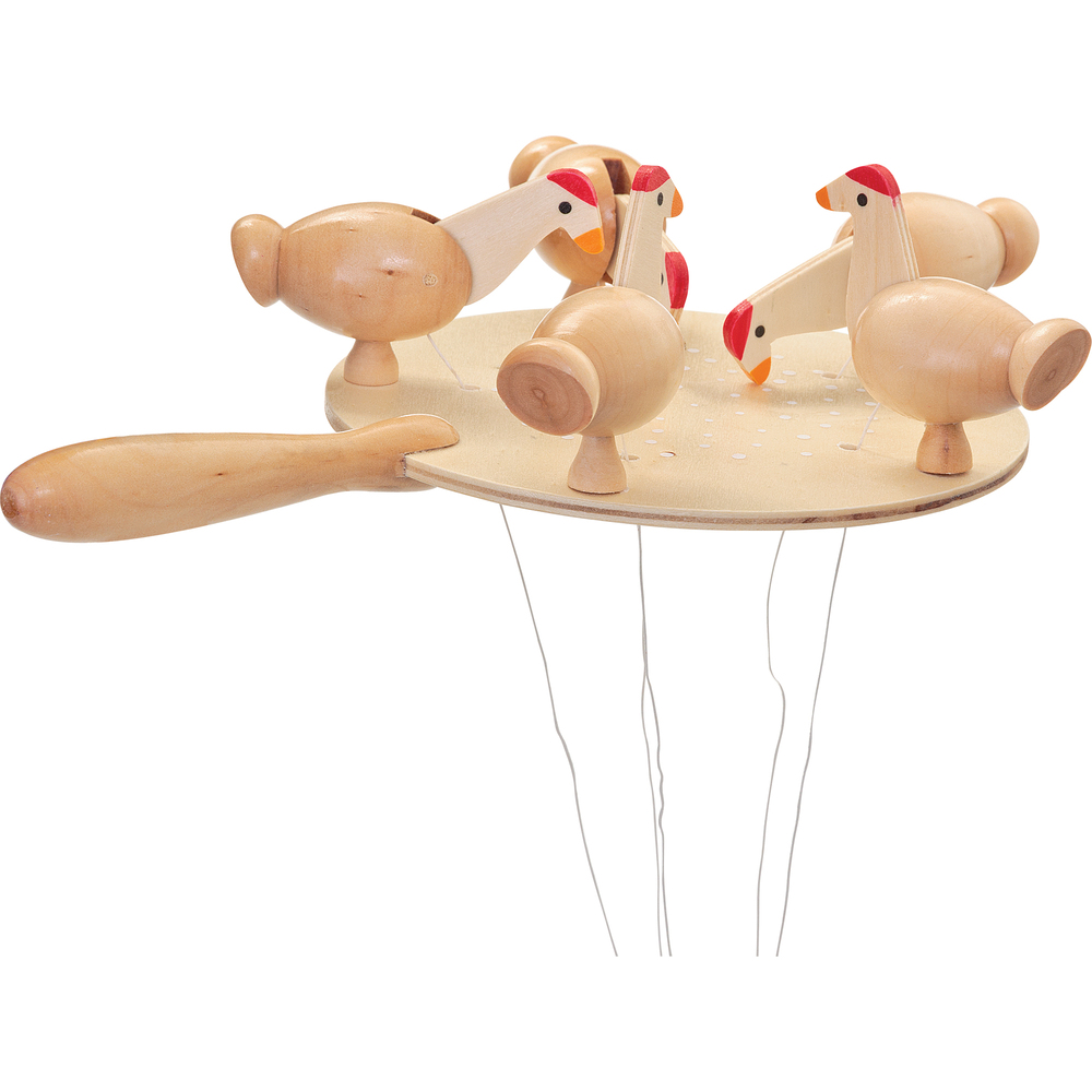 NEW Wooden Pecking Chickens GameTradtional & Classic Gift Present