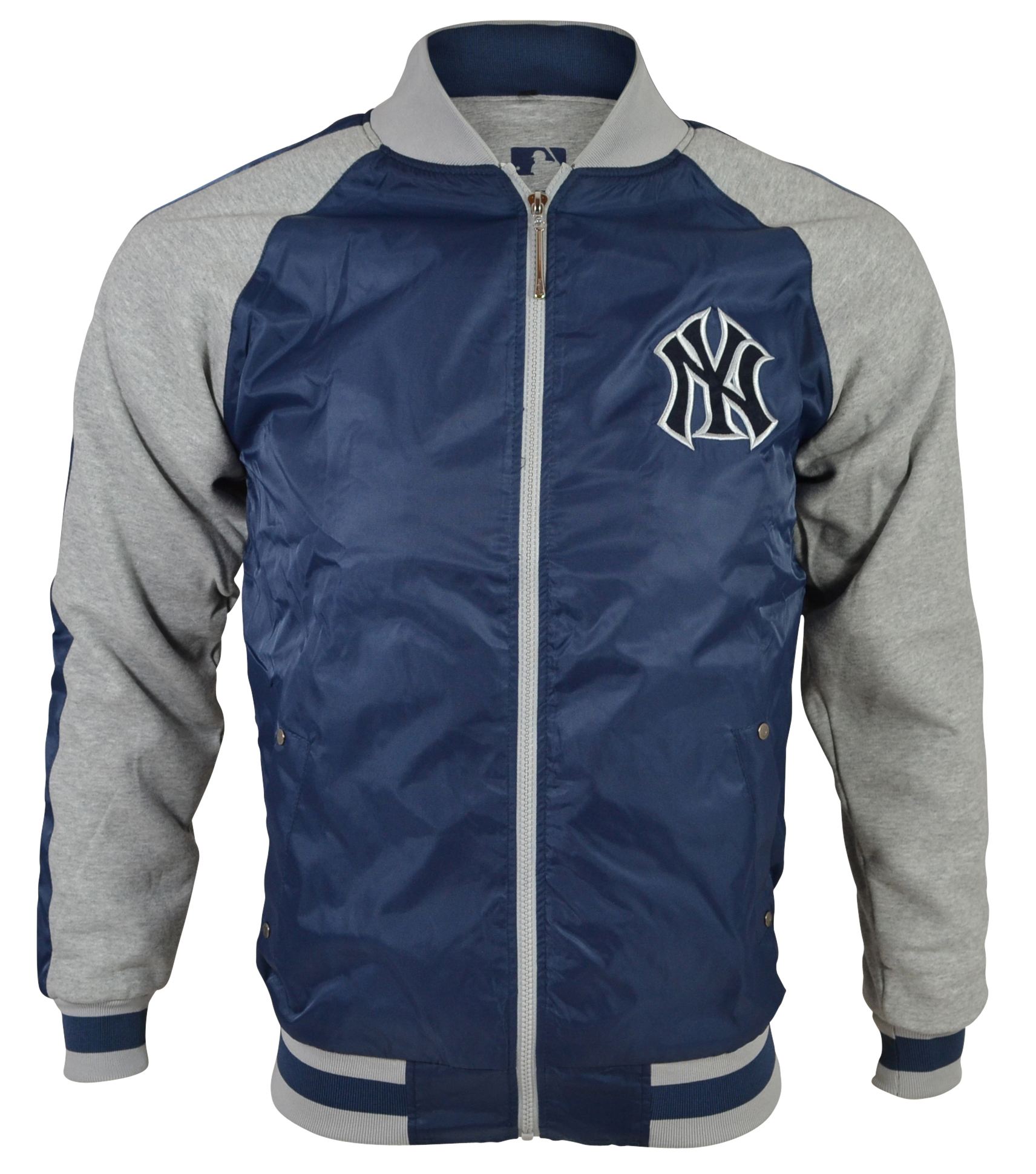 Majestic Athletic New York Yankees Mix Fabric Baseball Dugout Jacket