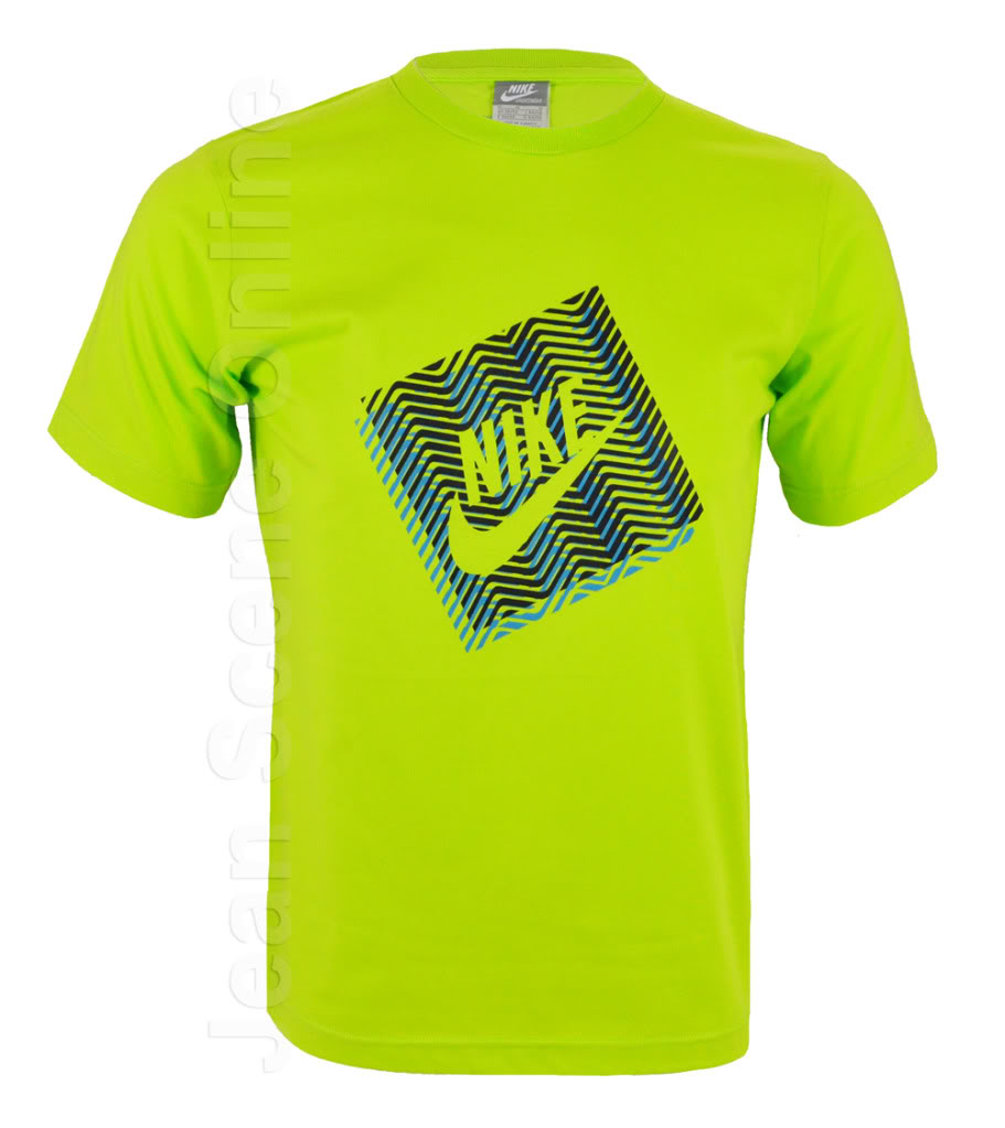 Orange and lime green nike shirt online