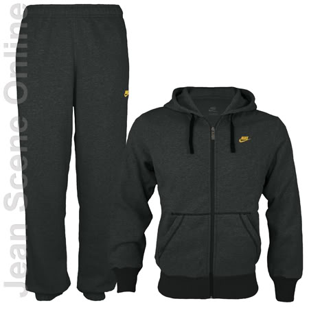 dark grey nike tracksuit bottoms