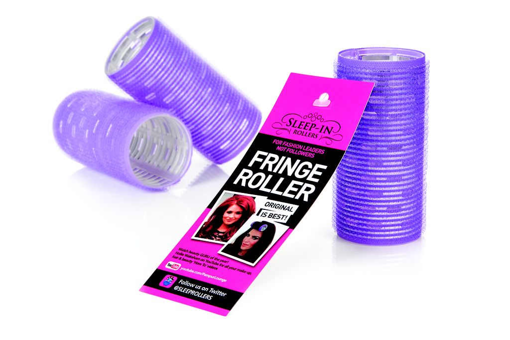 NEW! XXL VOLUME FRINGE BRUSH & VELCRO FRINGE ROLLER BY SLEEP IN ROLLERS