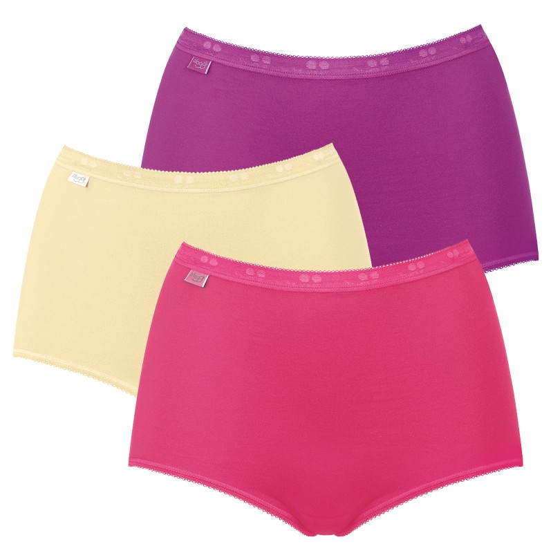 Sloggi Basic Maxi Full Briefs 3 PACK in Greens M009 Sizes 1224 eBay