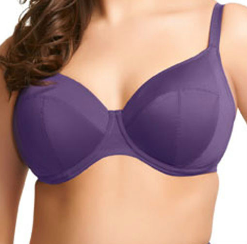 NEW Elomi Swim Isis Aubergine Underwired Bikini Bra Top Sizes 3846 DD
