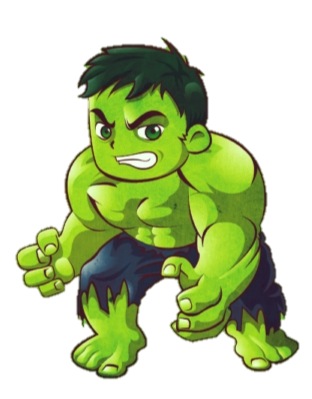 Baby Hulk Cartoon Cake Ideas and Designs