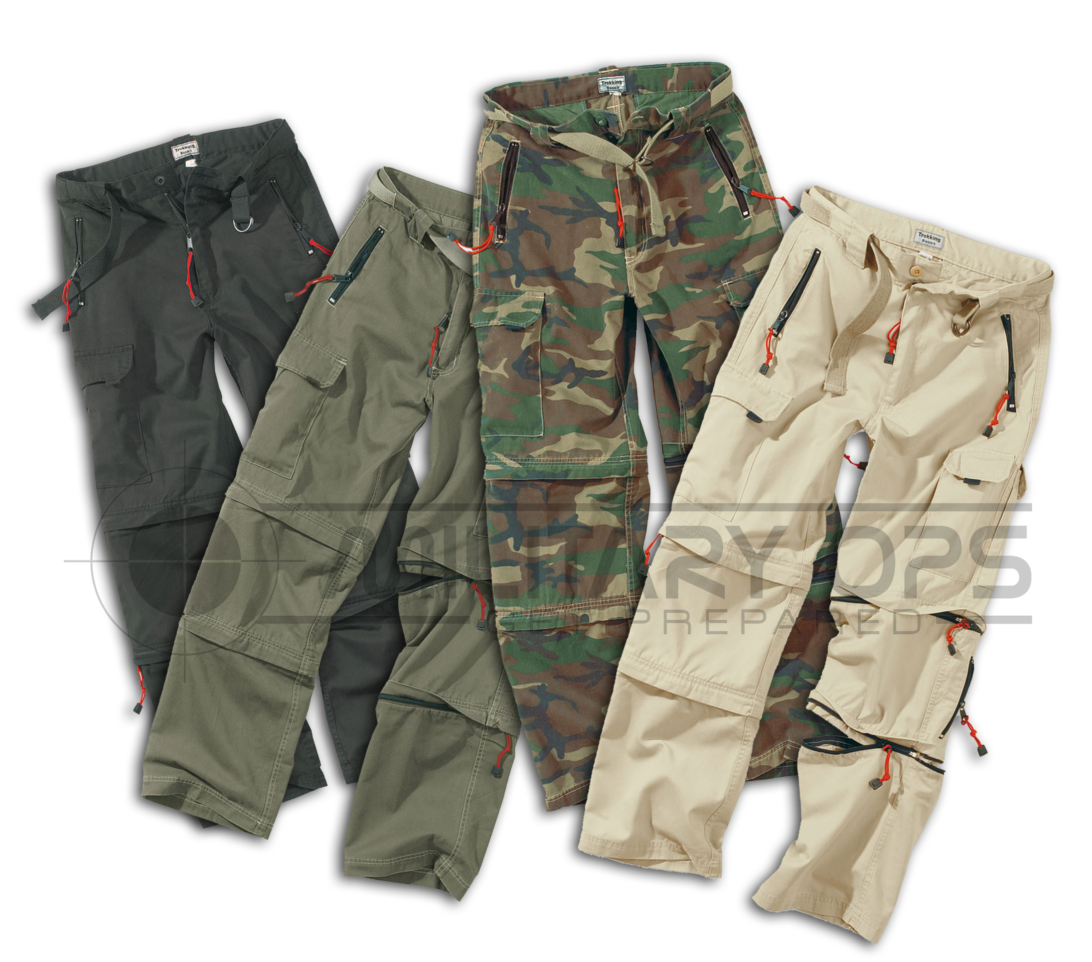 cargo pants that zip into shorts