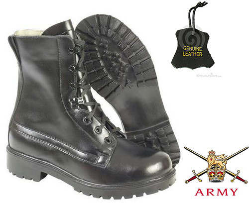 british assault boot black