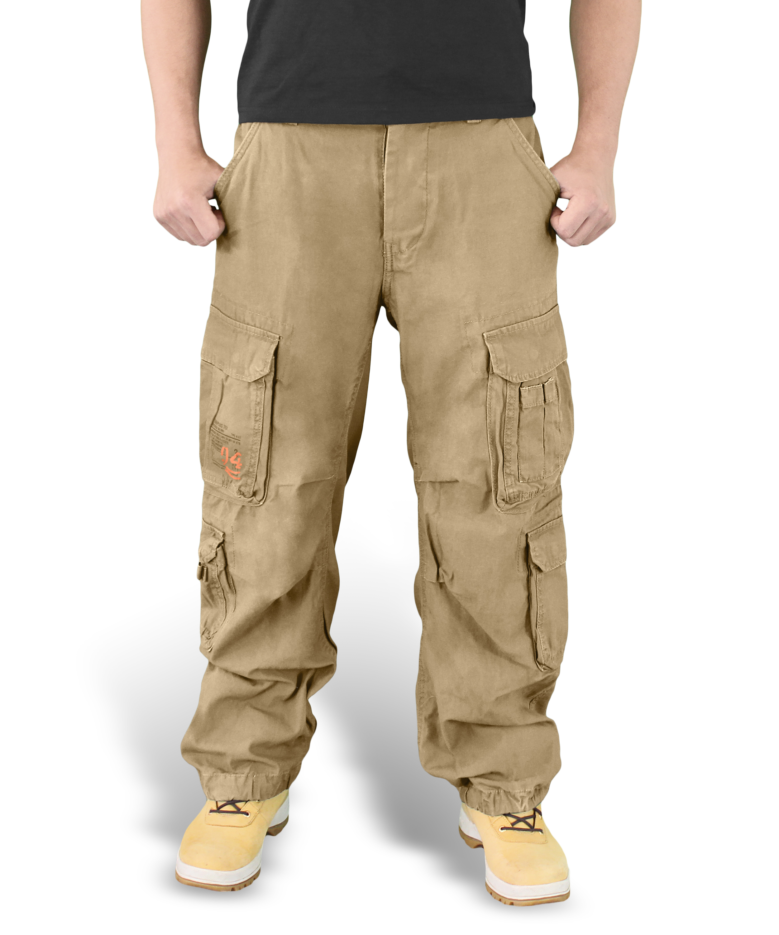 beige baggy pants