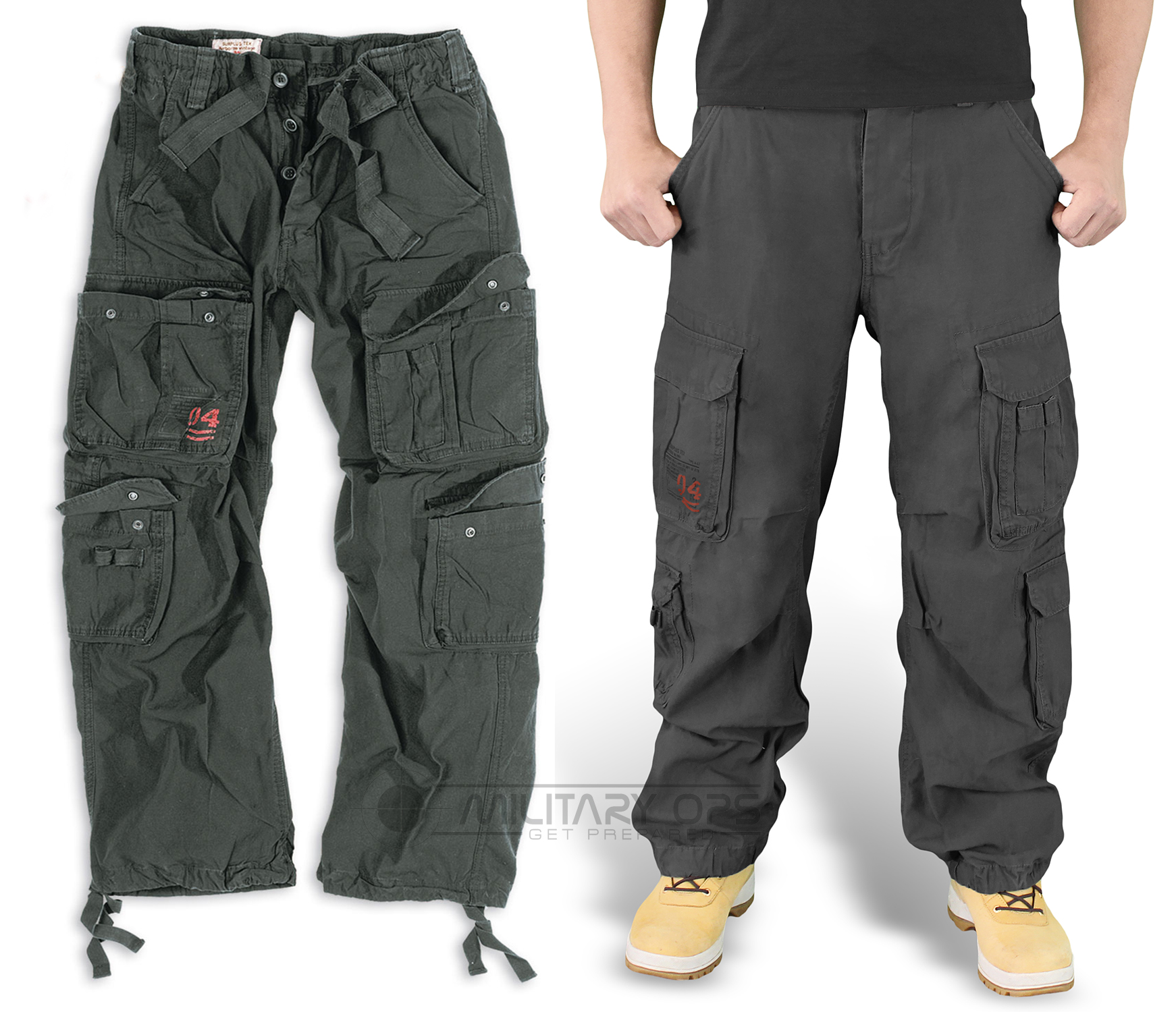 SURPLUS MENS COMBAT TROUSERS ARMY WORK WEAR CARGO PANTS CASUAL US ...