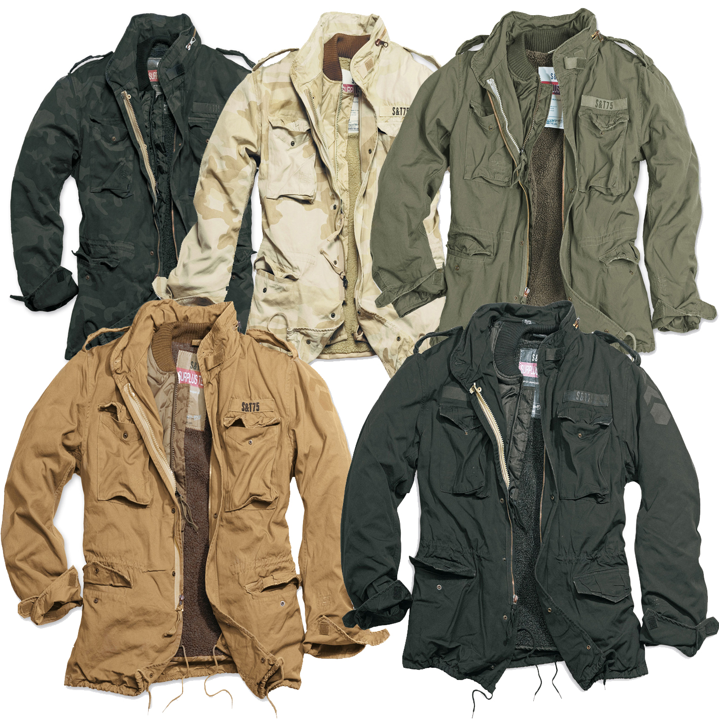 surplus vintage regiment m65 jacket washed classic parka surplus vintage regiment m65 jacket washed classic parka