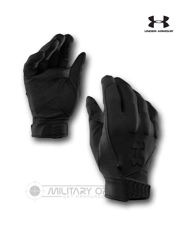 UNDER ARMOUR WINTER BLACKOUT GLOVE TACTICAL BLACK ARMY