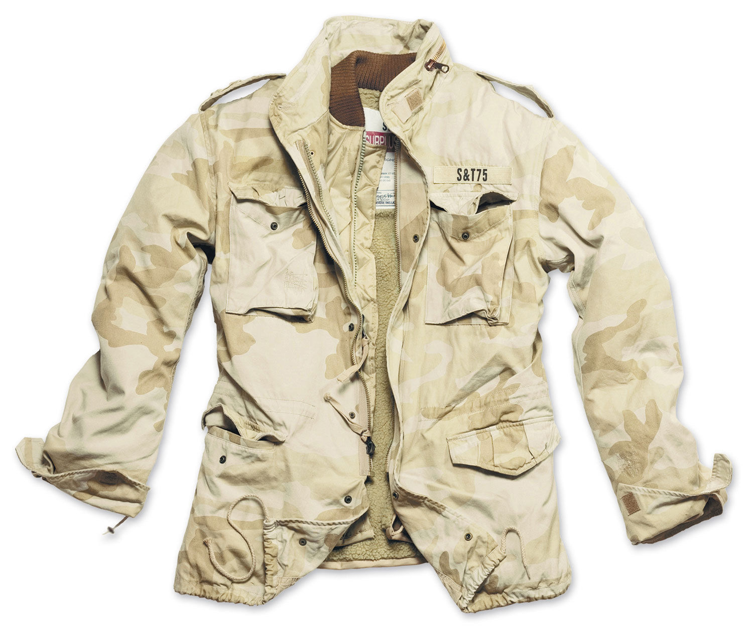 SURPLUS VINTAGE REGIMENT M65 JACKET WASHED CLASSIC PARKA ...