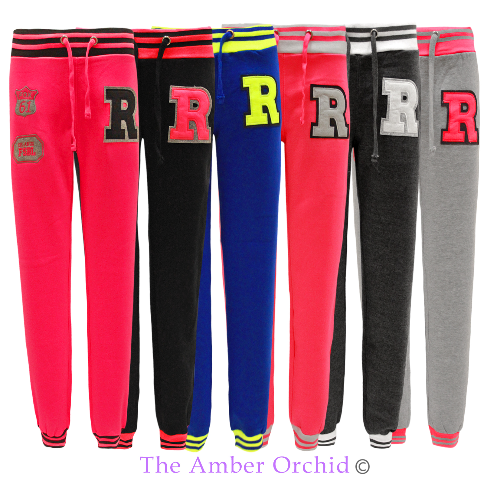neon joggers
