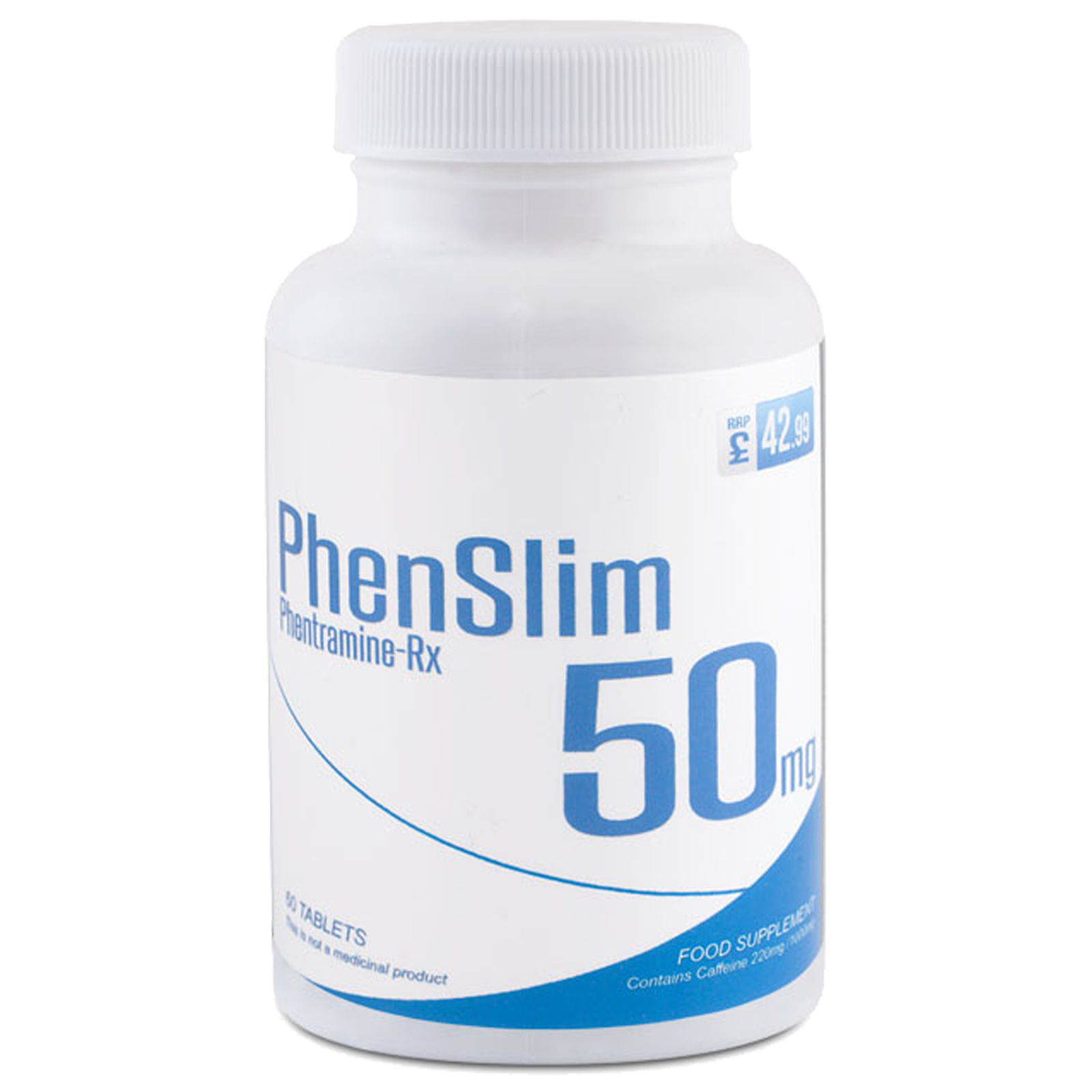 Atom PhenSlim 50mg Phentramine Rx Strong Slimming Pills Diet Weight