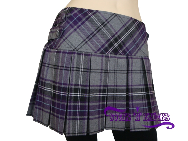 Purple Plaid Skirt 67