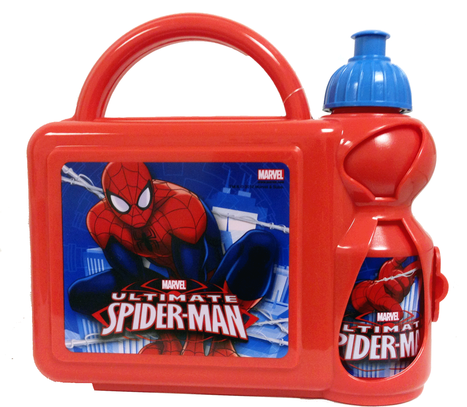 KIDS CHILDRENS SCHOOL LUNCH BOX BAG WITH MATCHING SPORTS WATER BOTTLE