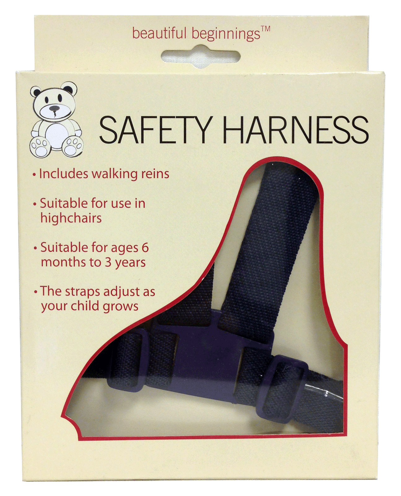 BABY TODDLER SAFETY HARNESS WITH REINS & ADJUSTABLE STRAPS HIGHCHAIR