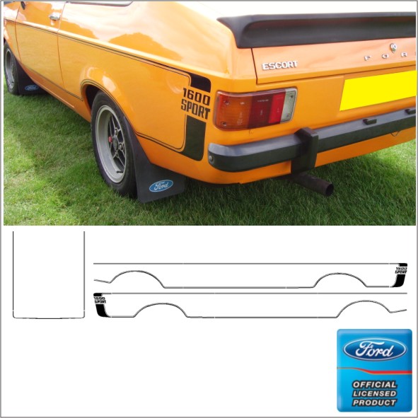 Ford escort 1600 sport decals #10