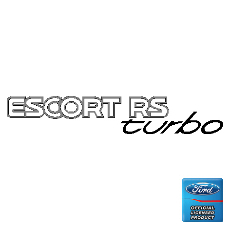 Ford Escort Mk4 Rs Turbo Tailgate Stickers Decals Rs Series 2 90 Spec Ebay