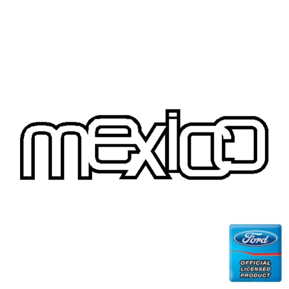 Ford Escort MK2 RS2000// Mexico heater control decal