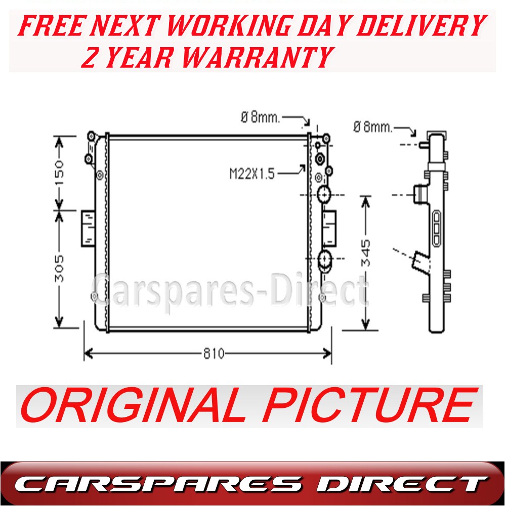 Iveco daily 2 8 diesel tdi 99 on manual radiator 2y wty