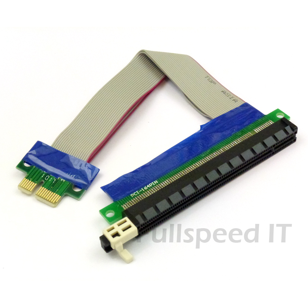 Переходник pci x1. Райзер PCI x4. PCI-E x1 male to PCI female
