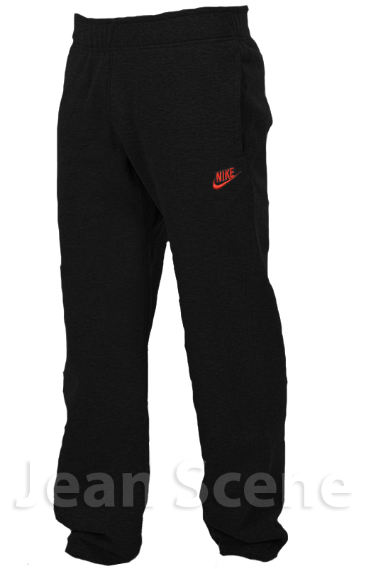 New Nike Mens Fleece Joggers Black Grey Tracksuit Jogging Bottoms S M L ...