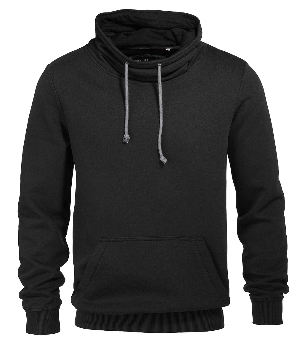 New EDC ESPRIT Men's Turtleneck Sweatshirt Black & Grey Top Sizes S M L ...