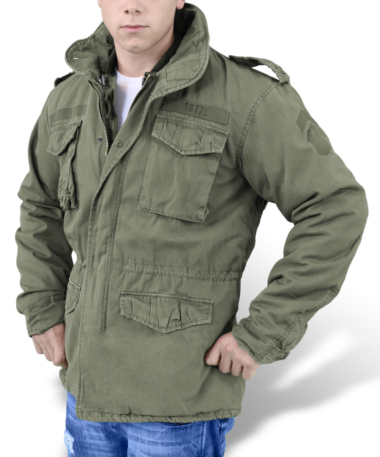 Olive Green Army Jacket - Army Military
