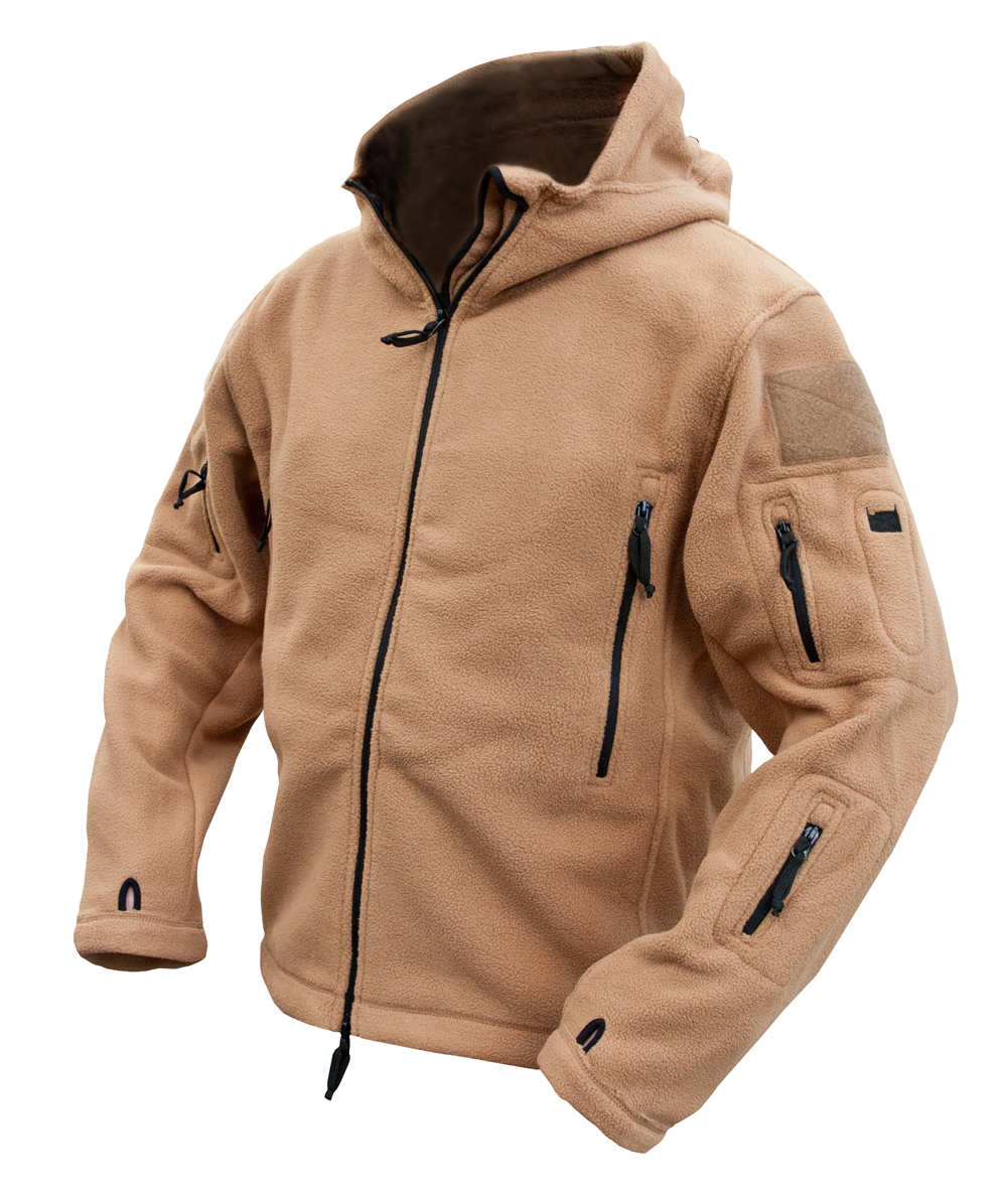 TACTICAL RECON HOODIE MILITARY FLEECE COYOTE BEIGE SPECIAL FORCES ...