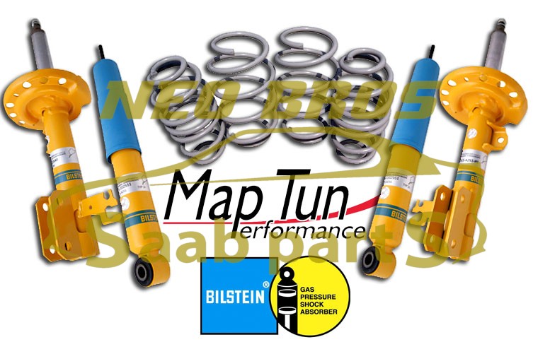 Saab 9 3 03 11 Bilstein Maptun Suspension Upgrade Kit Shocks lowering Springs